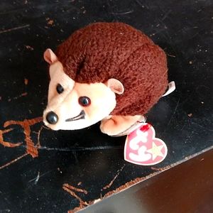 Ty Beanie Hedgehog PRICKLES 1998